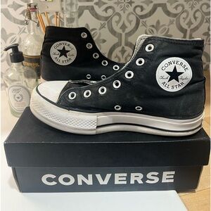 Women’s Black Platform Converse